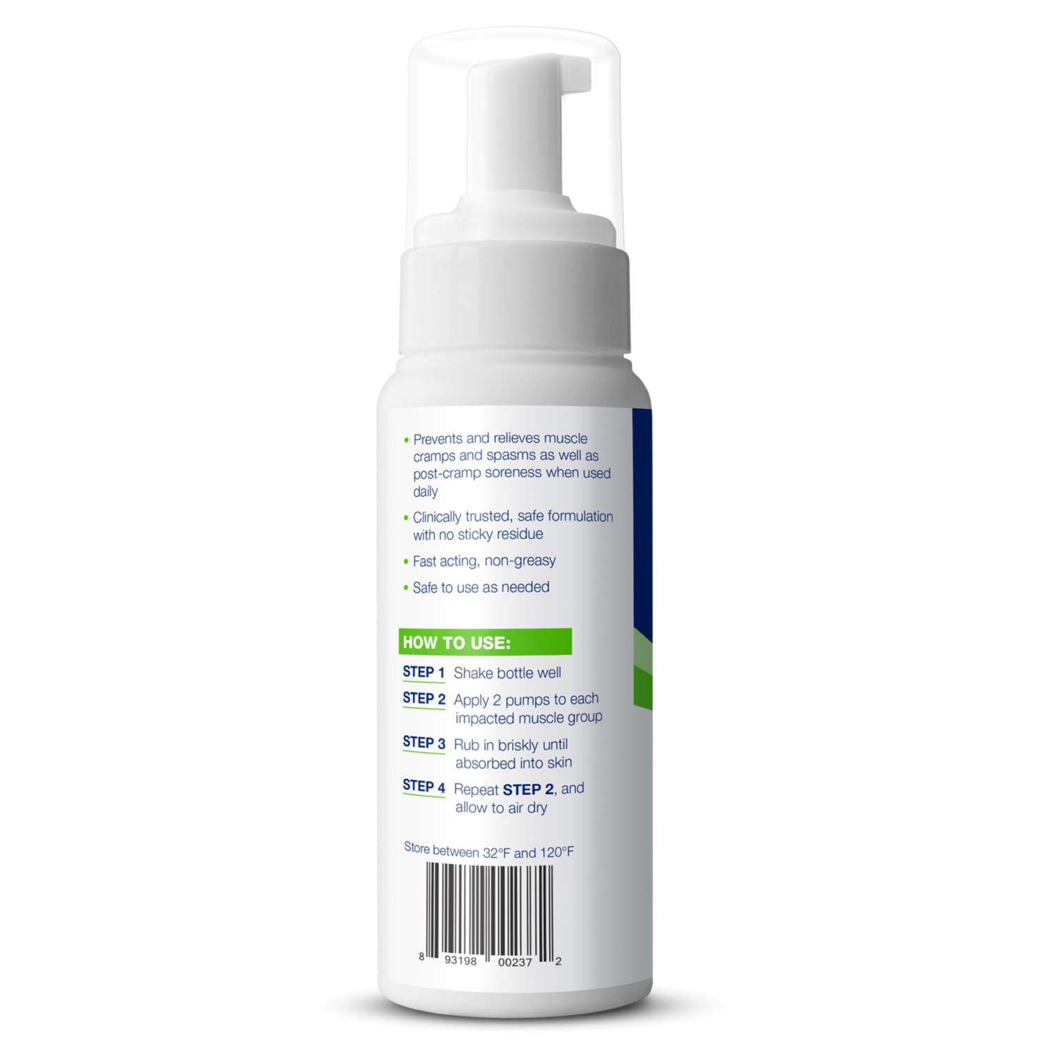 slide 2 of 3, Theraworx Foam Muscle Cramps 7.1 fl oz, 7.1 fl oz