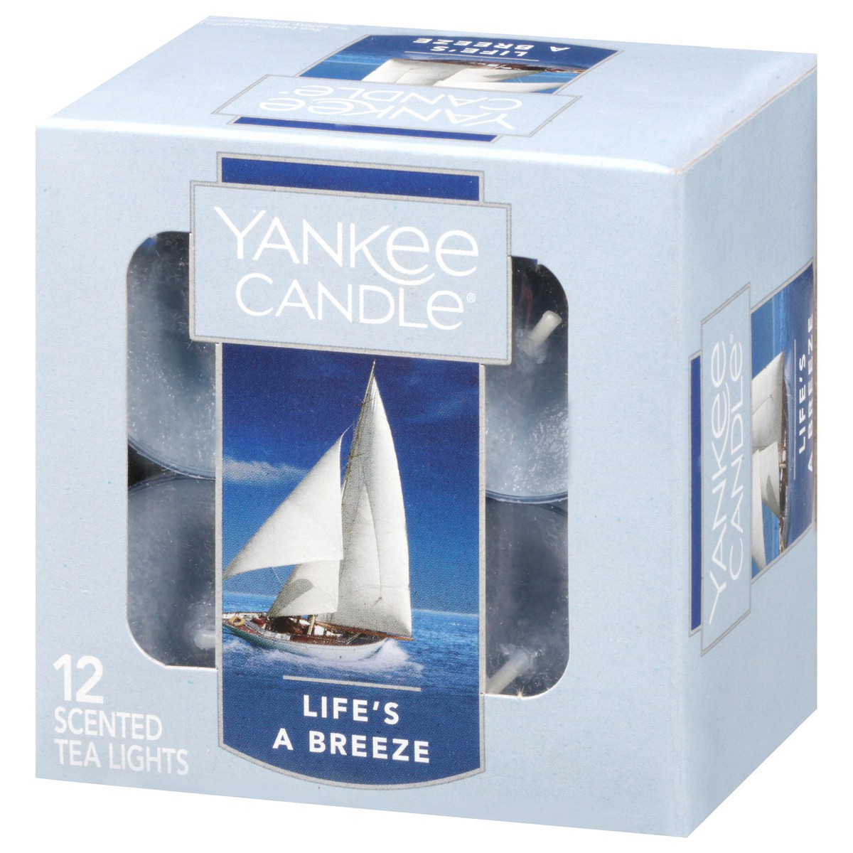 slide 9 of 12, Yankee Candle Scented Life's a Breeze Tea Lights 12 Tea Lights 0.35 oz Packed, Unspecified 12 ea, 12 ct