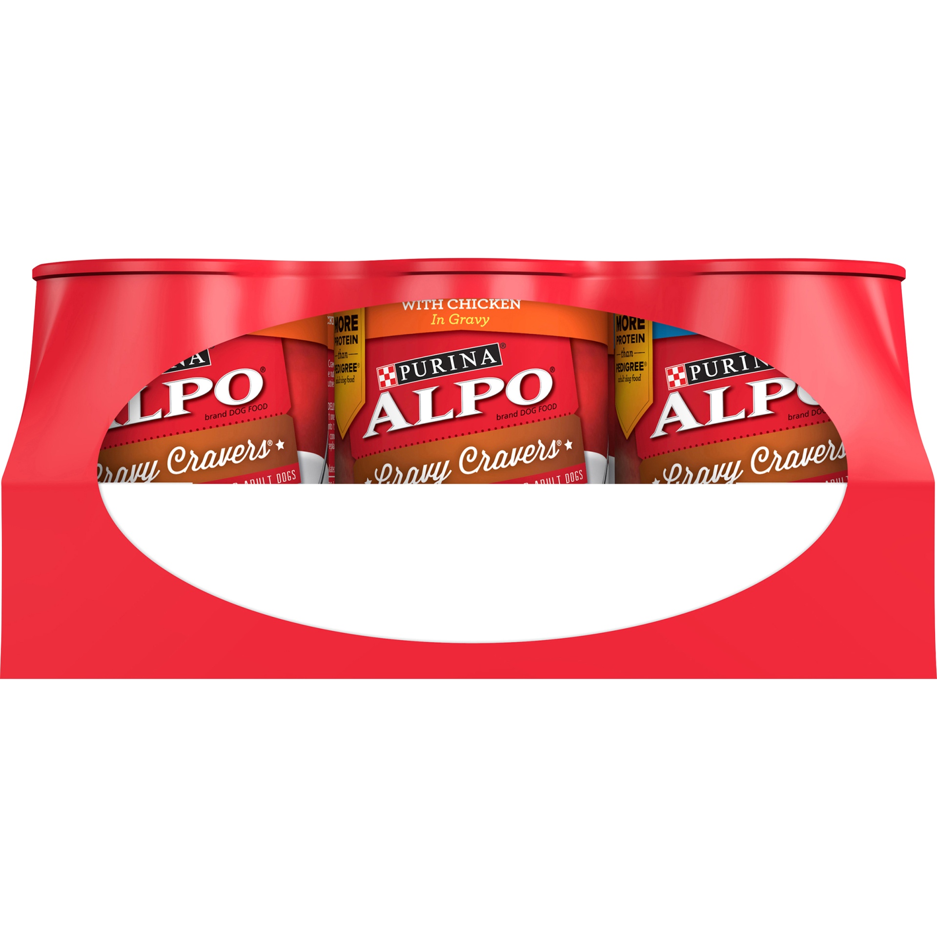 slide 2 of 9, Purina Alpo Gravy Cravers 12Pk Dog Food, 158.4 oz