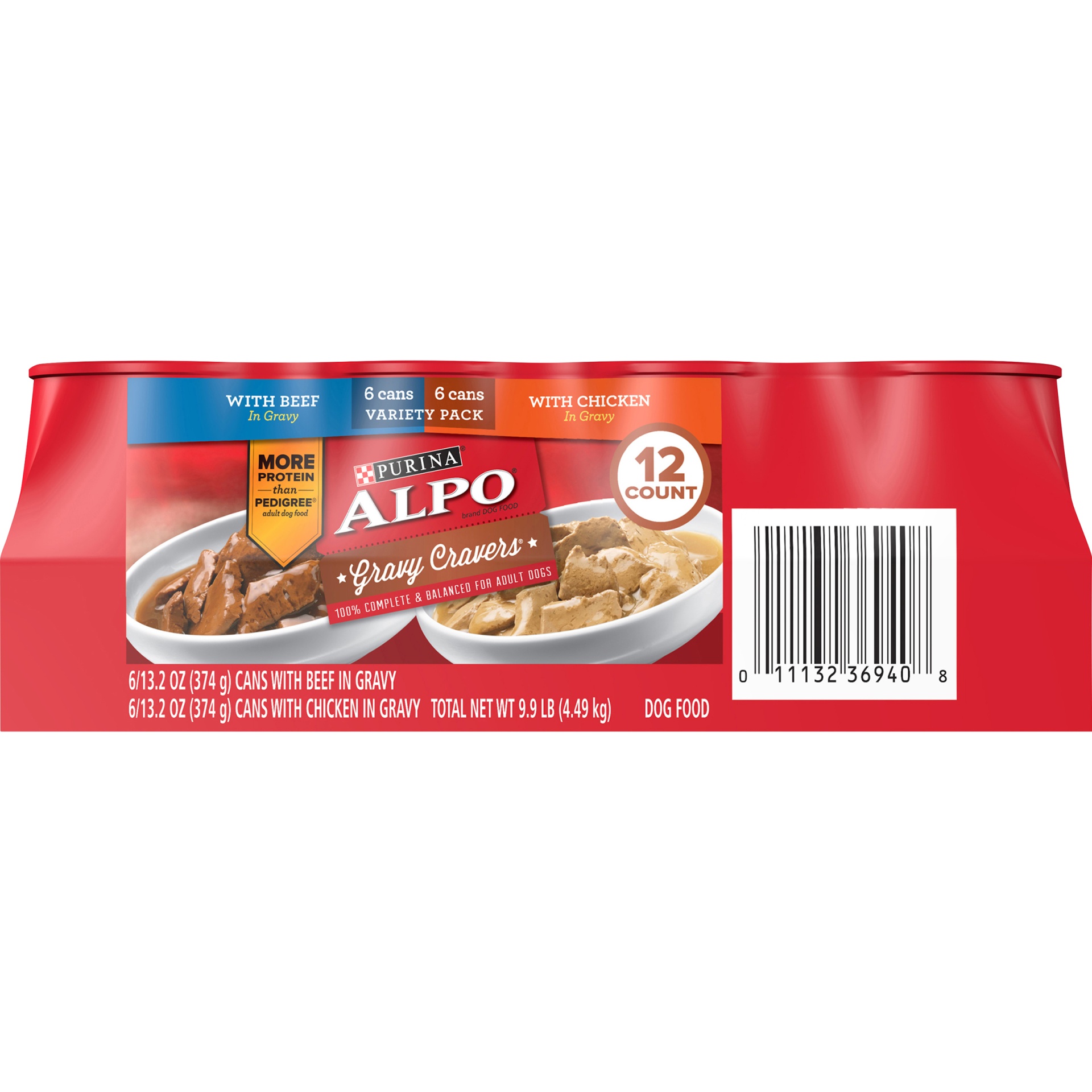 slide 7 of 9, Purina Alpo Gravy Cravers 12Pk Dog Food, 158.4 oz