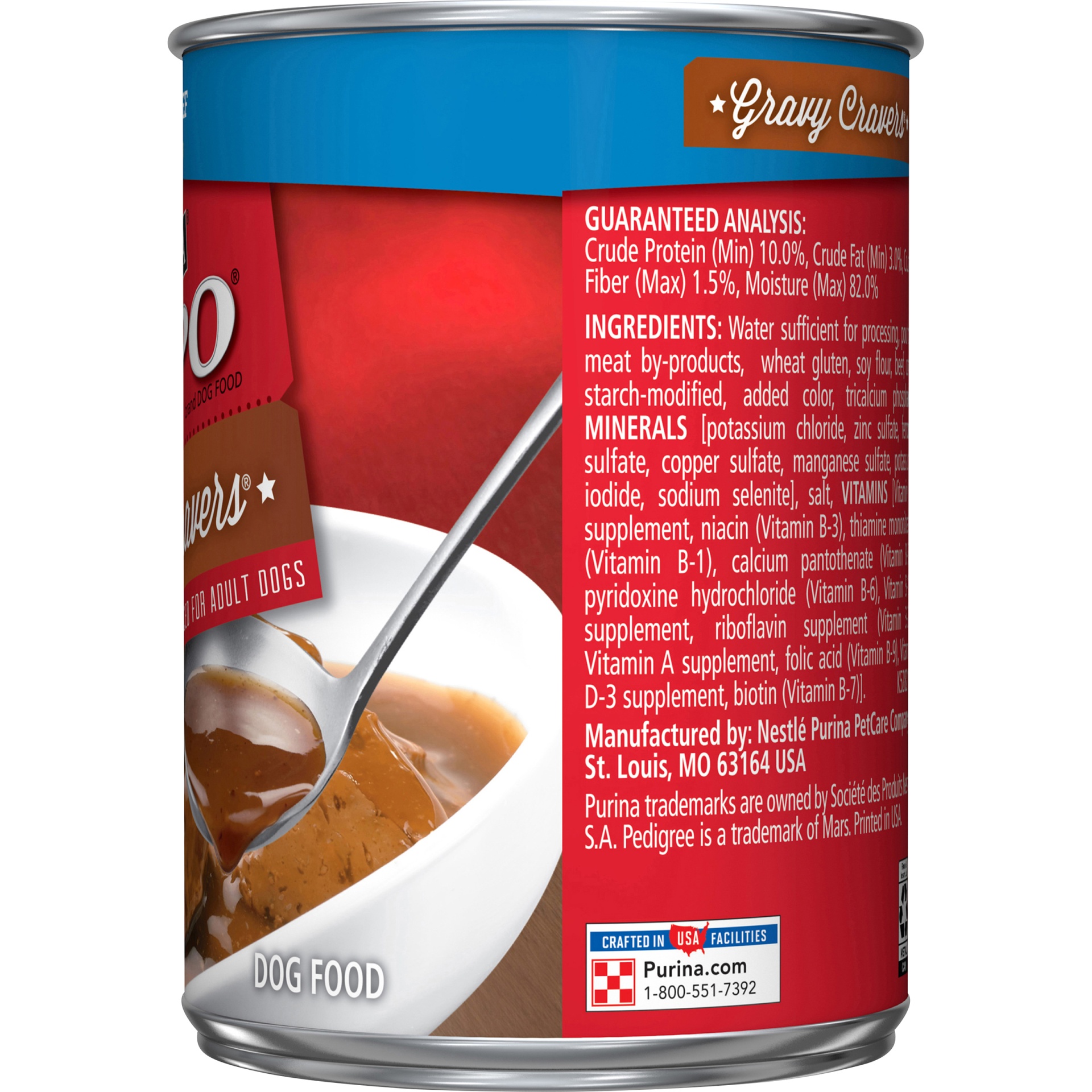 slide 2 of 7, ALPO Dog Food, with Beef in Gravy, 13.2 oz