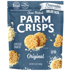 ParmCrisps Craveable Oven-Baked Original Cheese Snack Value Size 5 oz