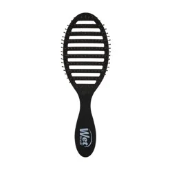 Wet Brush Speed Dry Detangler Hair Brush for Quick Heat Drying Styles - Matte Black