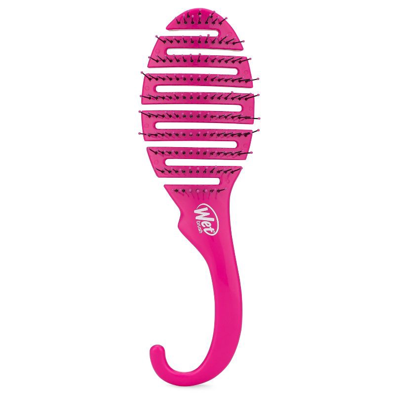 slide 1 of 6, Wet Brush Shower Detangler Hair Brush - Fuchsia, 1 ct