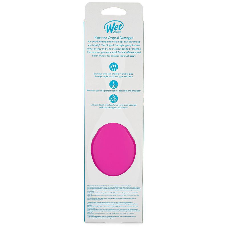 slide 5 of 6, Wet Brush Original Detangler Hair Brush - Fuchsia, 1 ct
