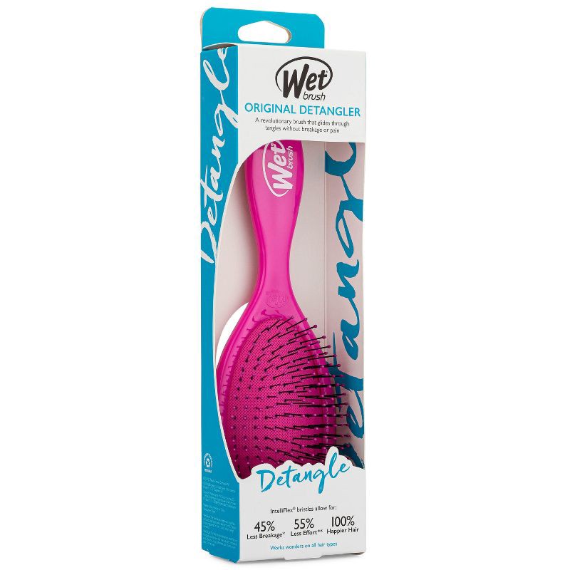 slide 6 of 6, Wet Brush Original Detangler Hair Brush - Fuchsia, 1 ct