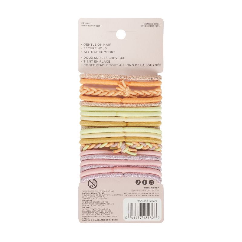 slide 3 of 4, Goody Disney Princess Belle Bracelet Hair Elastics - 20ct, 20 ct