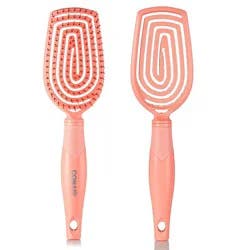 Conair Scalp Care Flexi Head Cushion Detangling Hair Brush - Peach - All Hair