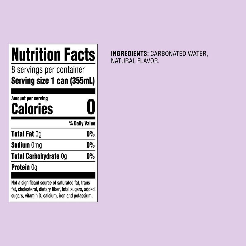 slide 5 of 5, Black Raspberry Acai Sparkling Water - 8pk/12 fl oz Cans - Good & Gather™, 8 ct; 12 fl oz