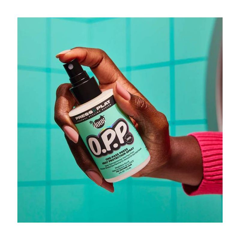 slide 2 of 9, The Doux O.P.P. One-Pass Press Heat Protectant Spray - 4 fl oz, 4 fl oz