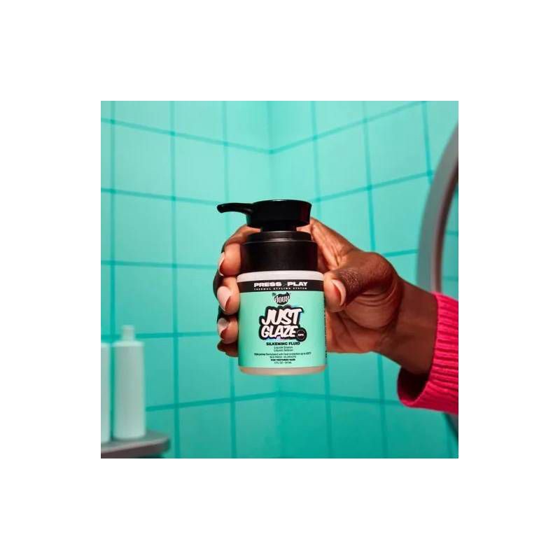 slide 2 of 7, The Doux Just Glaze Silkening Fluid Heat Protectant - 2 fl oz, 2 oz