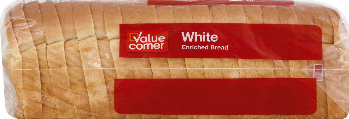 slide 5 of 7, Value Crnr Bread White, 20 oz