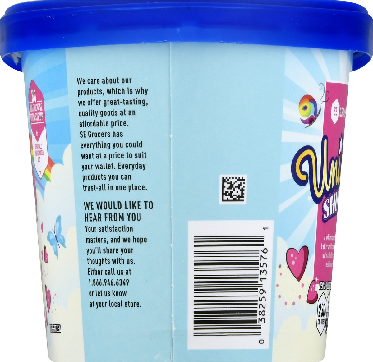 slide 7 of 9, SE Grocers Unicorn Shimmer Ic, 48 oz