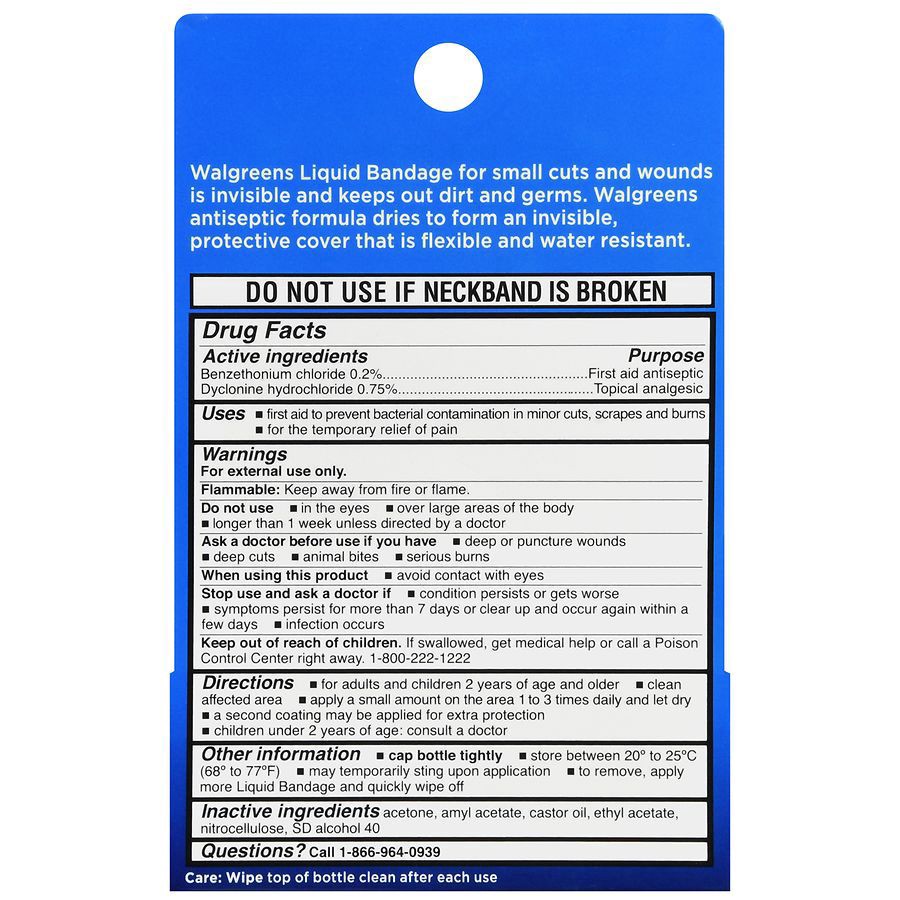 slide 4 of 5, Walgreens Antiseptic Liquid Bandage, 1 fl oz