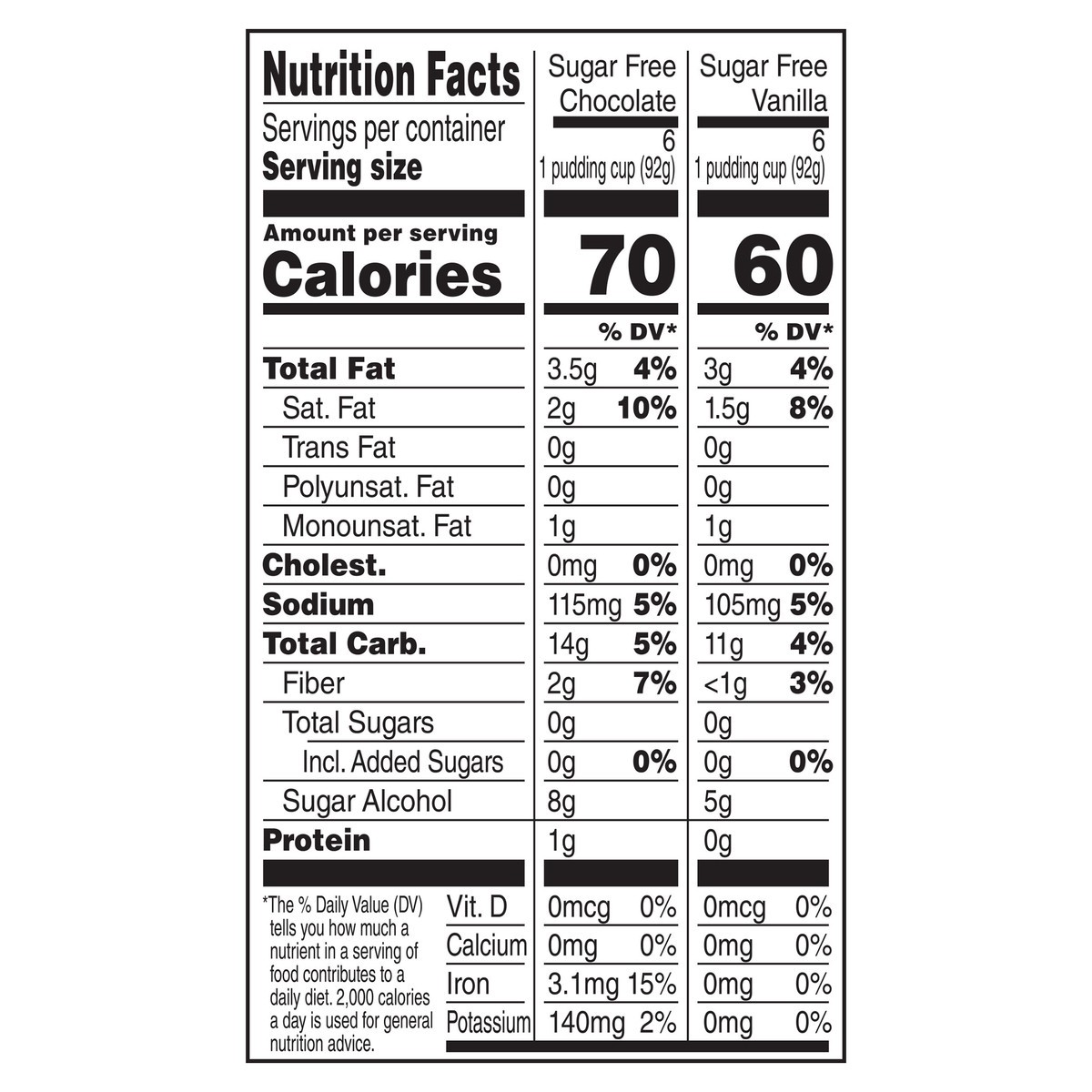 slide 10 of 13, Snack Pack Zero Sugar Chocolate Pudding and Vanilla Pudding, 3.25 oz Pudding Cups, 12 Count Family Pack, 12 ct