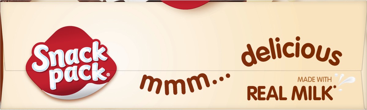 slide 6 of 13, Snack Pack Zero Sugar Chocolate Pudding and Vanilla Pudding, 3.25 oz Pudding Cups, 12 Count Family Pack, 12 ct