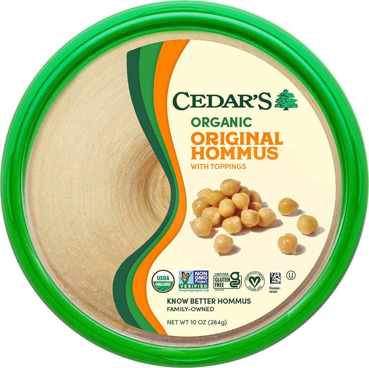 slide 5 of 9, Cedar's Cedars Organic Original Hommus, 10 oz