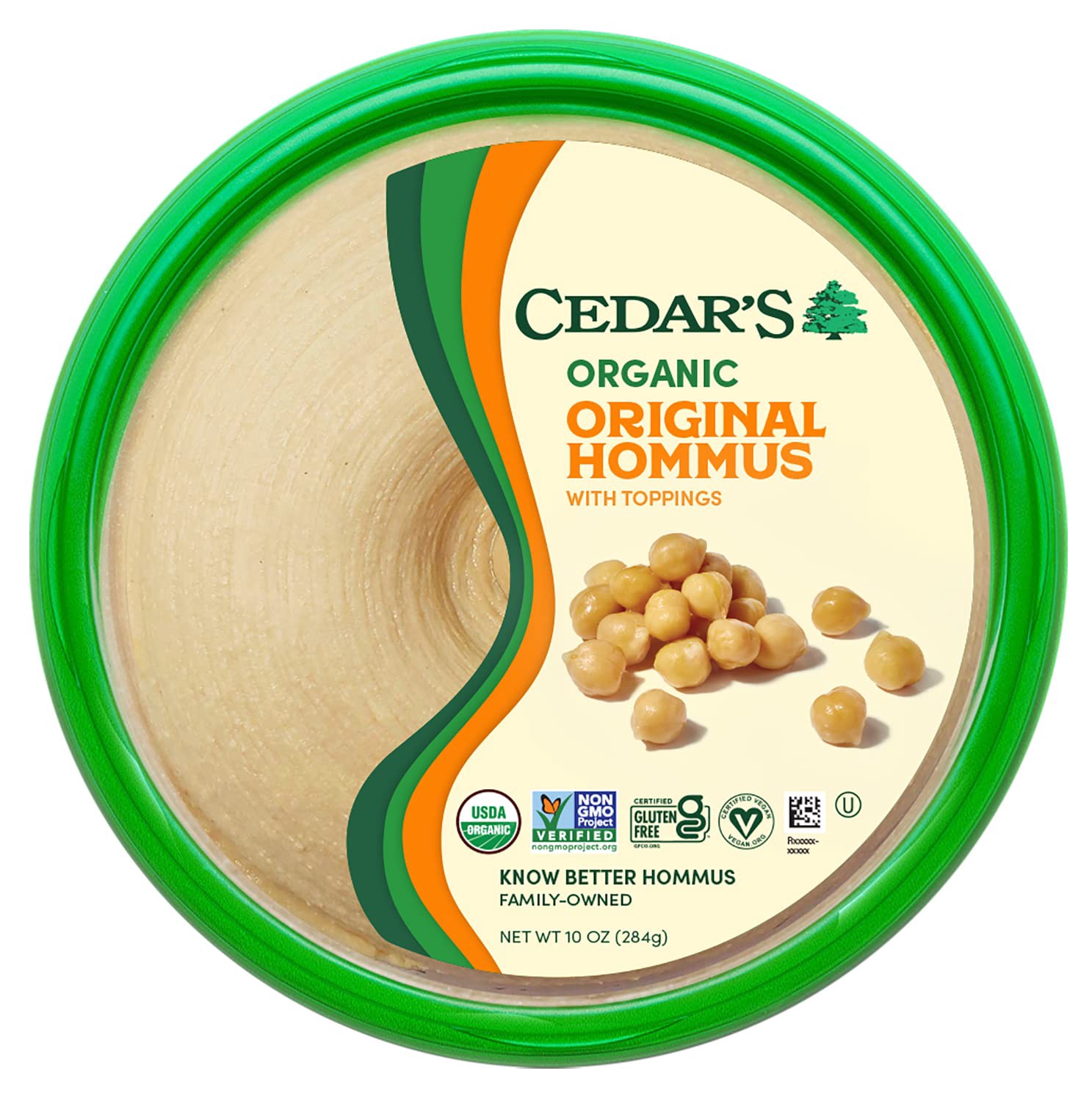 slide 1 of 9, Cedar's Cedars Organic Original Hommus, 10 oz