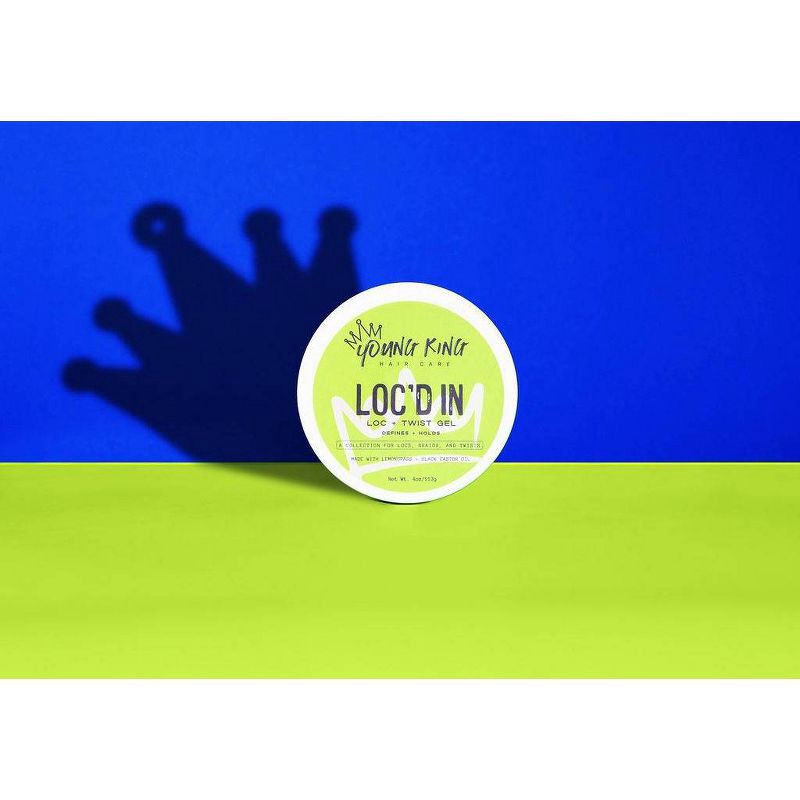 slide 4 of 10, Young King Hair Care Loc and Twist Hair Gel - 4oz, 4 oz