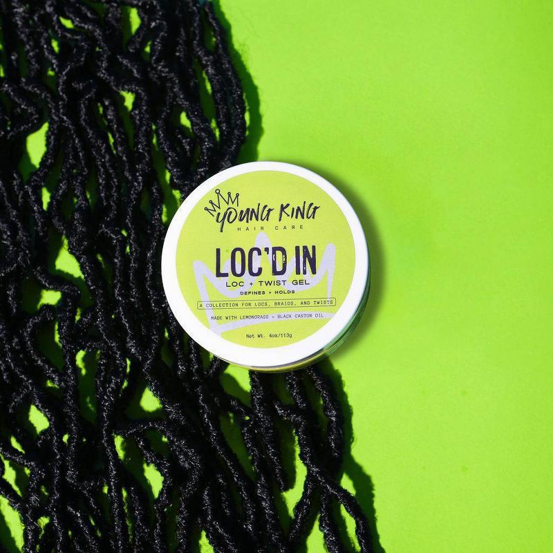 slide 5 of 10, Young King Hair Care Loc and Twist Hair Gel - 4oz, 4 oz
