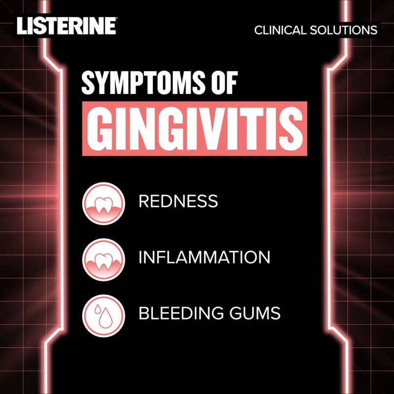 slide 4 of 10, Listerine Clinical Solutions Gum Health Mouthwash for Antigingivitis and Antiplaque - 1L, 1 liter