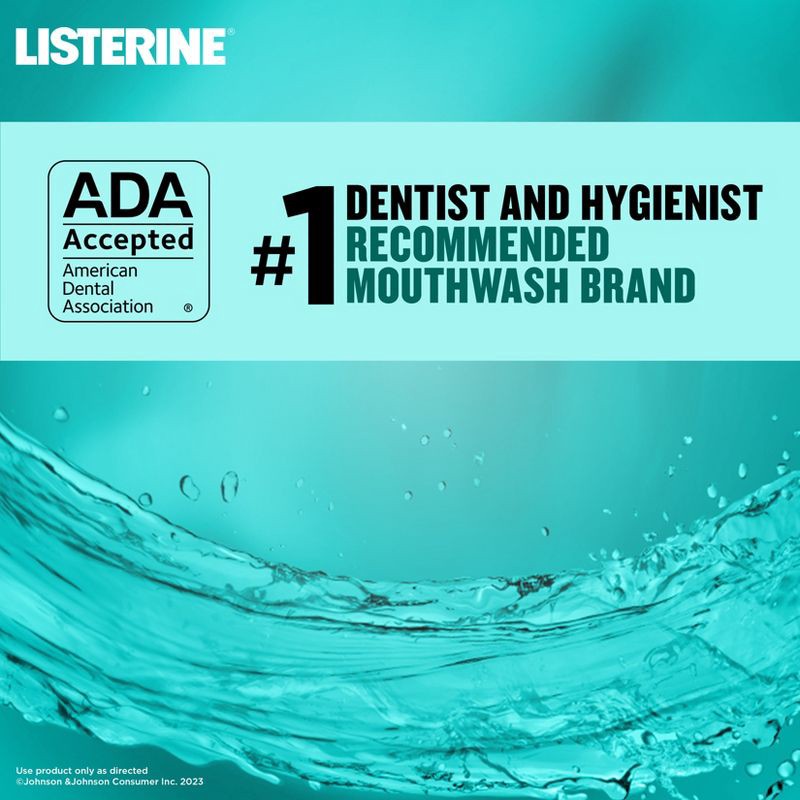 slide 5 of 6, Listerine Clinical Solutions Breath Defense Mouthwash Smooth Mint -1L, 1 liter