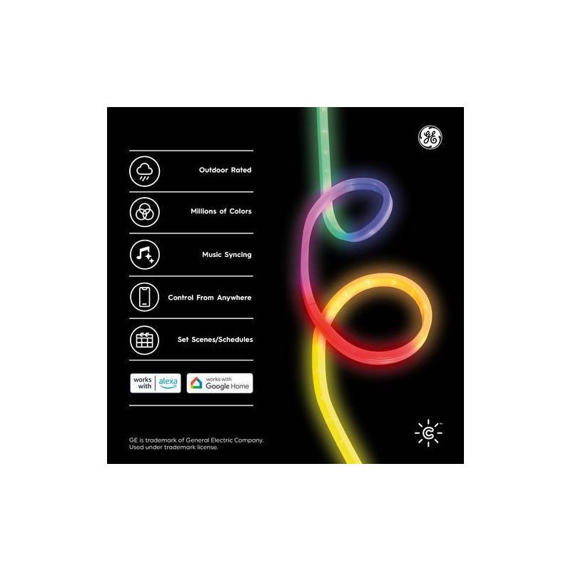 slide 2 of 12, GE Household Lighting GE Cync Dynamic Effect 16' Decorative Outdoor Light String, 1 ct