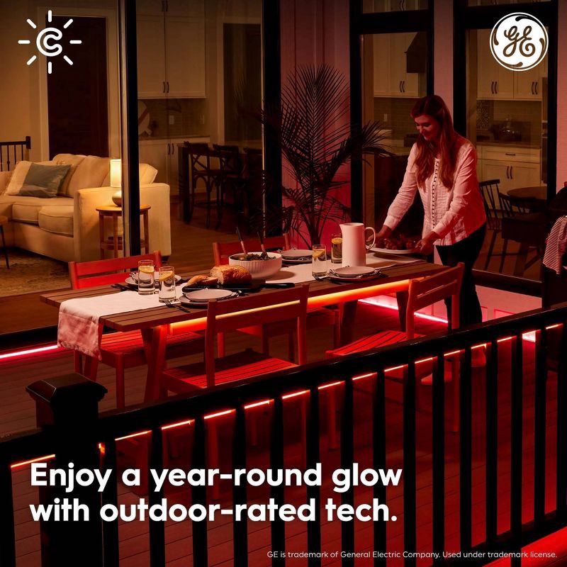 slide 6 of 12, GE Household Lighting GE Cync Dynamic Effect 16' Decorative Outdoor Light String, 1 ct