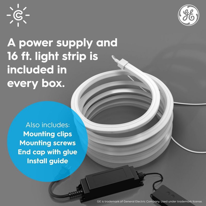 slide 9 of 12, GE Household Lighting GE Cync Dynamic Effect 16' Decorative Outdoor Light String, 1 ct