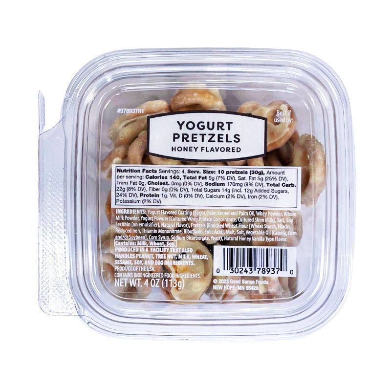 slide 1 of 5, Honey Vanilla Yogurt Pretzels - 4oz, 4 oz