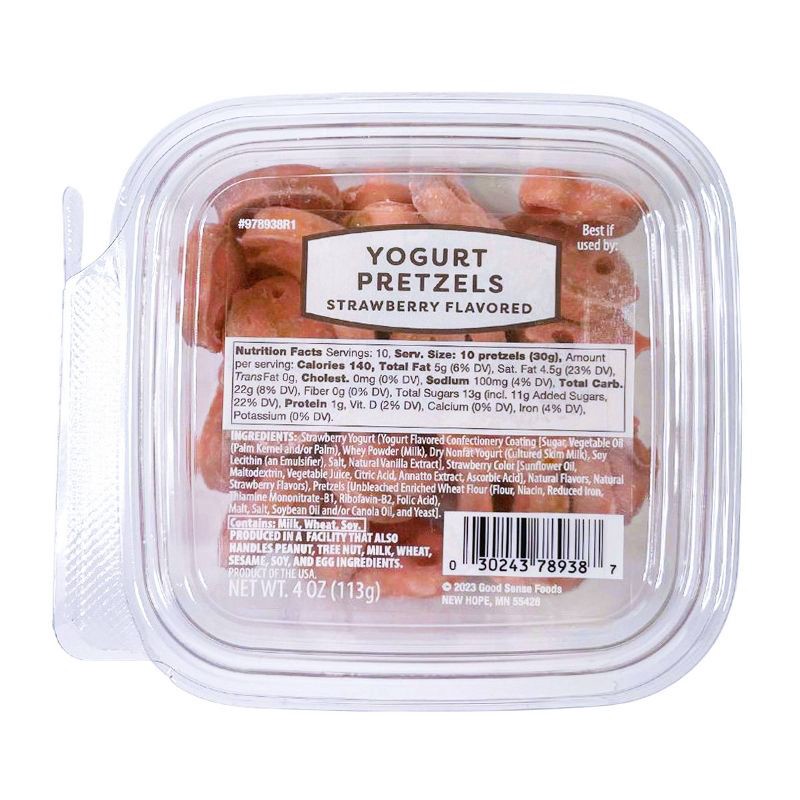 slide 1 of 5, Strawberry Flavored Yogurt Pretzels - 4oz, 4 oz