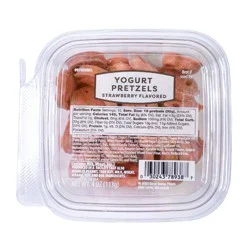 Strawberry Flavored Yogurt Pretzels - 4oz