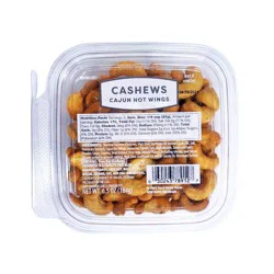 Cajun Hot Wings Seasoned Cashews - 6.5oz