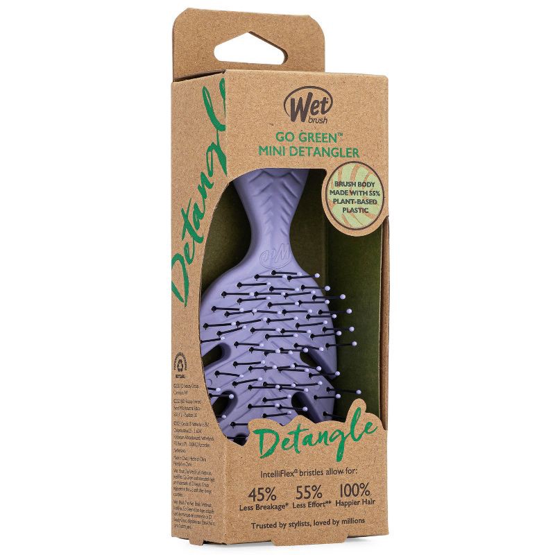 slide 6 of 6, Wet Brush Go Green Mini Detangler Hair Brush - Lavender, 1 ct