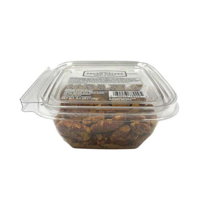 slide 3 of 5, Sweet & Spicy Fancy Pecan Halves - 4.5oz, 4.5 oz