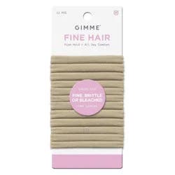Gimme Beauty Fine Hair Tie Bands - Blonde - 12ct