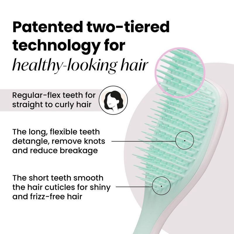 slide 3 of 10, Tangle Teezer Mini Ultimate Detangler Hair Brush - Marshmallow Duo, 1 ct