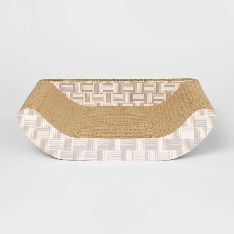 slide 3 of 3, Checkered Sofa Cat Scratcher - 17.7" - Boots & Barkley™, 1 ct