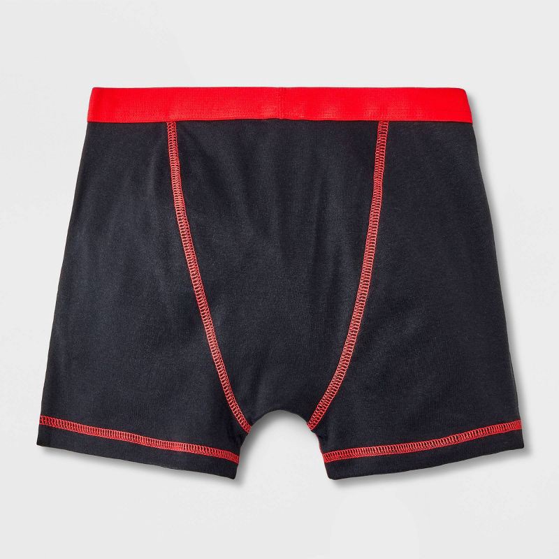 slide 3 of 4, Boys' 10pk Striped Boxer Briefs - Cat & Jack™ Red/Blue XL, 10 ct