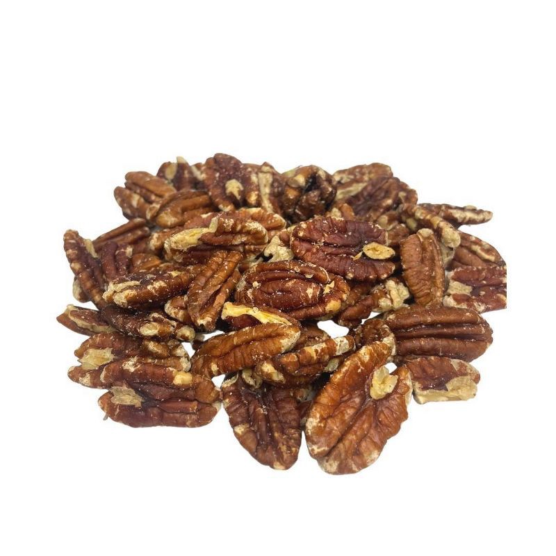slide 2 of 5, Fancy Roasted No Salt Pecan Halves - 4.5oz, 4.5 oz