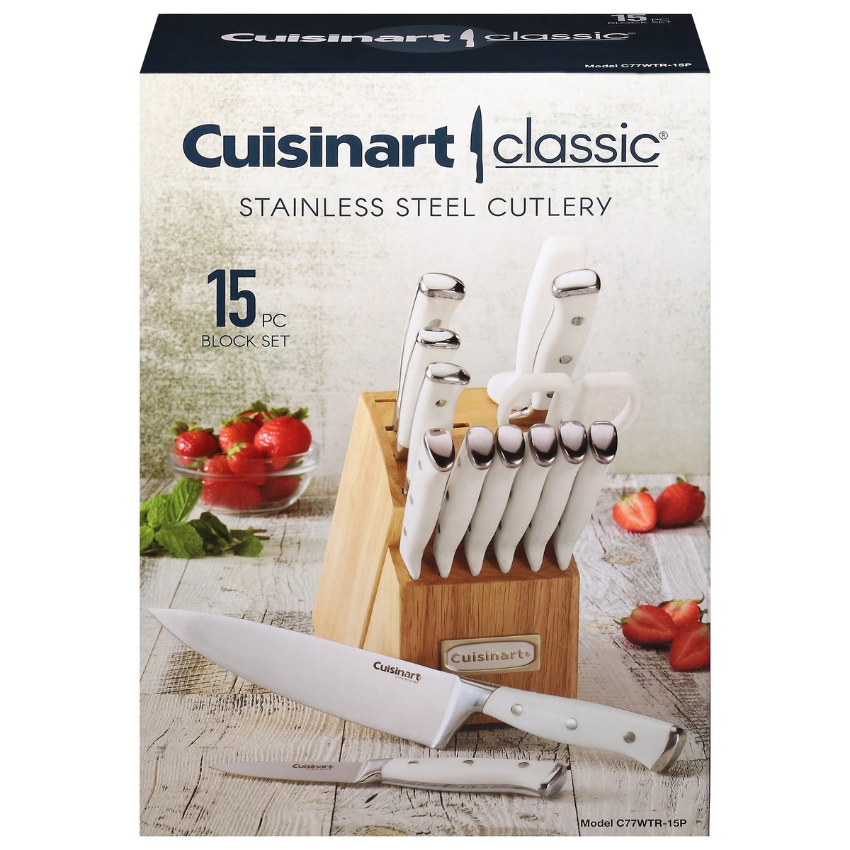 slide 9 of 12, Cuisinart Classic Stainless Steel Cutlery 15 ea, 15 ct
