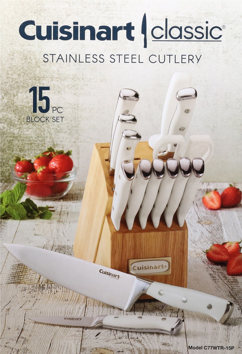 slide 2 of 12, Cuisinart Classic Stainless Steel Cutlery 15 ea, 15 ct