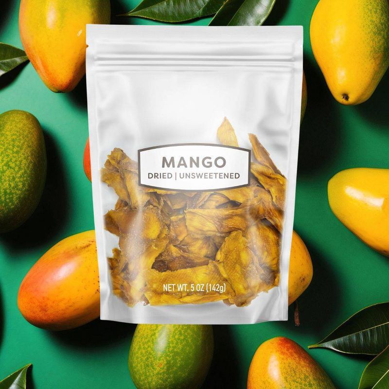 slide 2 of 4, Dried Unsweetened Mango - 5oz, 5 oz