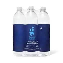 Alkaline Water and Electrolytes - 6pk/1L Bottles - Good & Gather™
