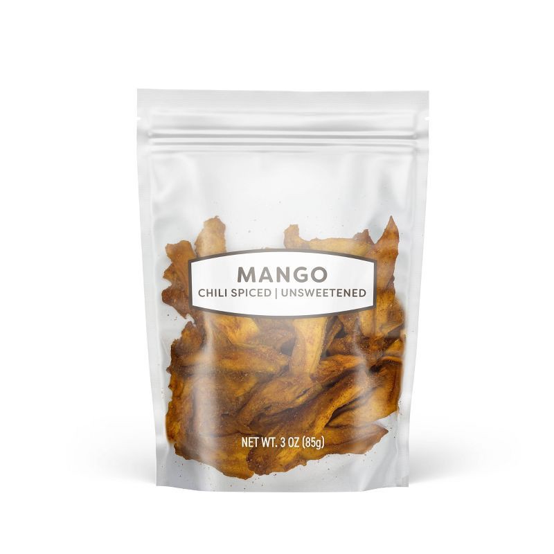 slide 1 of 3, Dried Unsweetened Chili Spiced Mangos - 3oz, 3 oz