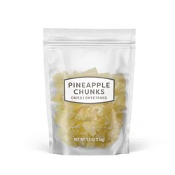 Dried Sweetened Pineapple Chunks - 5.5oz