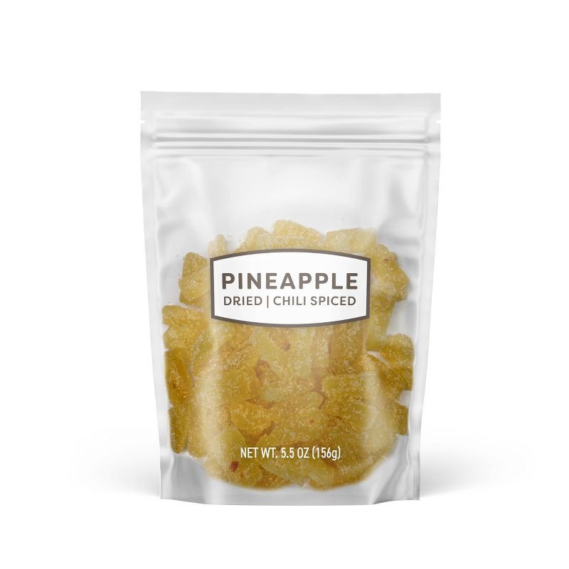 slide 1 of 3, Dried Chili Spiced Pineapple Chunks - 5.5oz, 5.5 oz