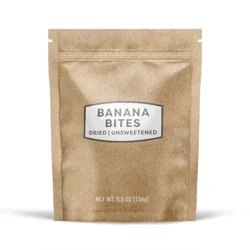 Dried Unsweetened Banana Bites - 5.5oz