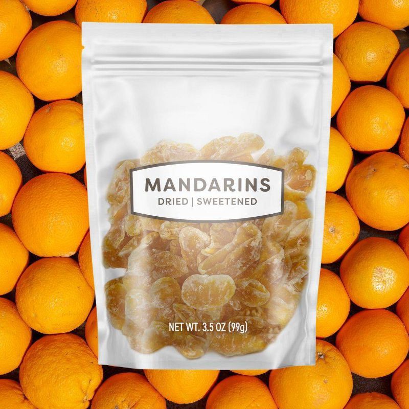 slide 2 of 4, Dried Sweetened Mandarins - 3.5oz, 3.5 oz