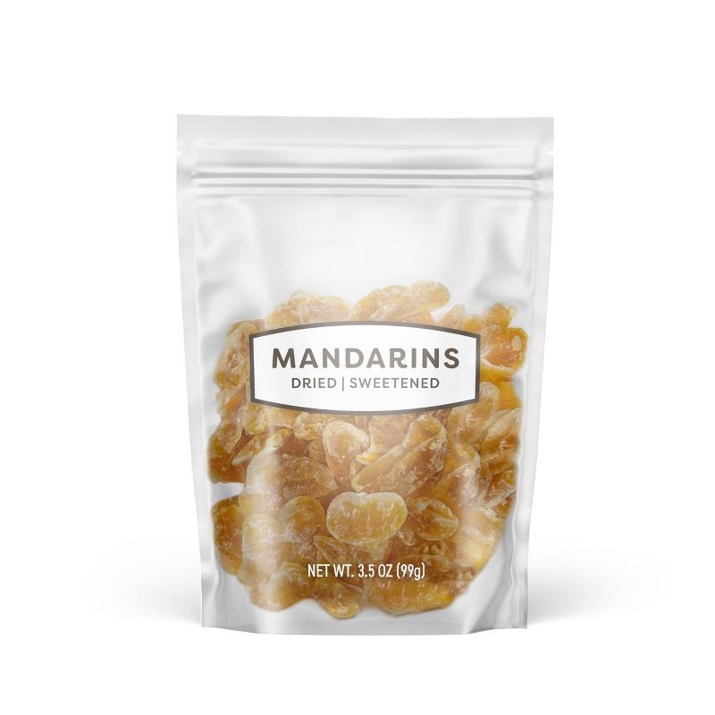 slide 1 of 4, Dried Sweetened Mandarins - 3.5oz, 3.5 oz